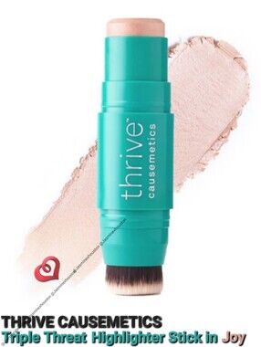 THRIVE CAUSEMETICS Triple Threat Highlighter Stick In Joy